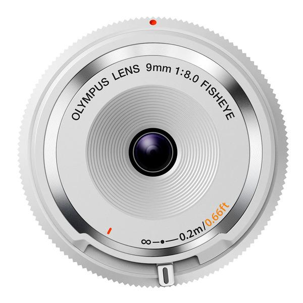 Объектив OLYMPUS BCL-0980 Fish-Eye Body Cap Lens 9mm 1:8.0 White V325040WW000