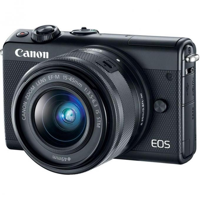 Цифровой фотоаппарат Canon EOS M100 + 15-45 IS STM Black 2209C048