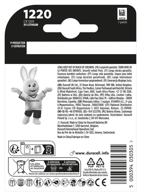 Duracell 5011150