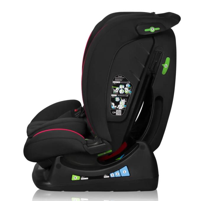 Lionelo LO-AART I-SIZE BLACK CARBON RED