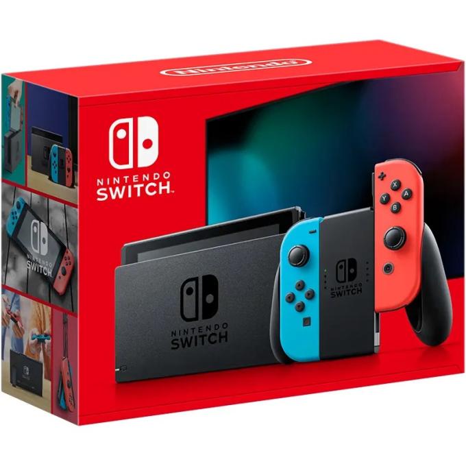 Nintendo Switch V2 HAC-001(01) Red & Blue_JP