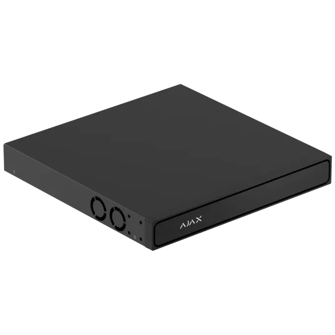 Ajax NVR H2D16PAC (16ch) black HDMI 4K 16Тб PoE