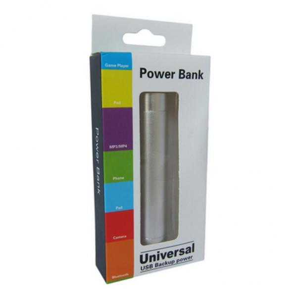 Батарея универсальная Smartfortec PBK-2600 silver 44496