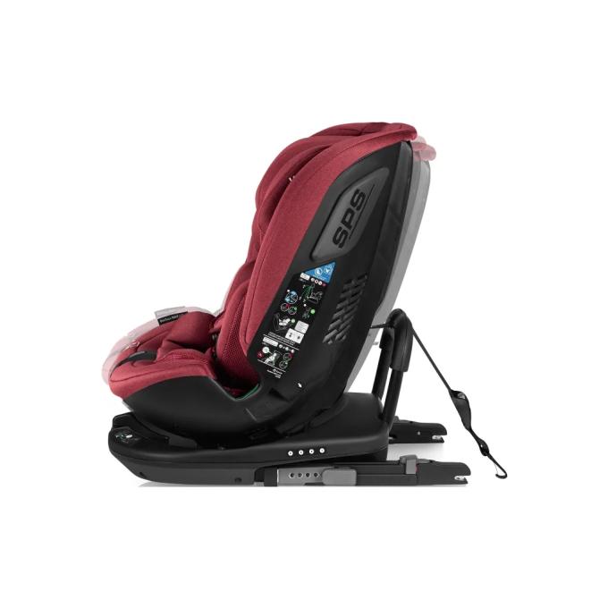 Lionelo LO-BASTIAAN RWF I-SIZE RED BURGUNDY