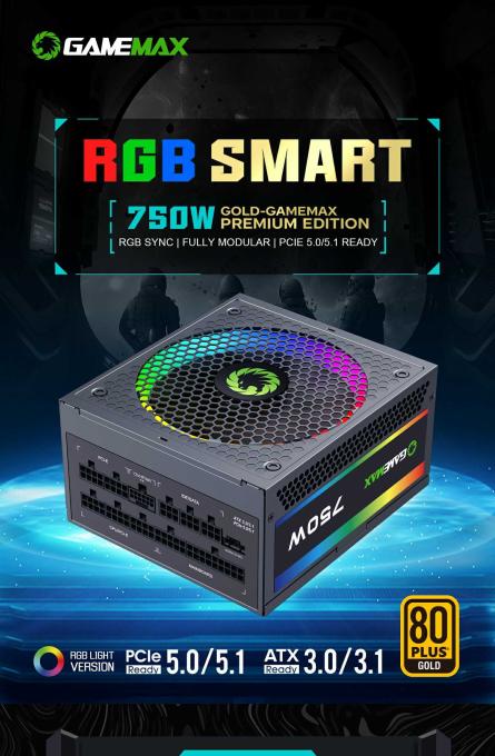 GAMEMAX RGB 750 PRO (ATX3.03.1 PCIe5.0