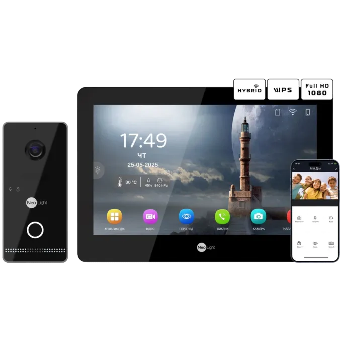 Neolight MEZZO Hybrid Black + OPTIMA IPW Black