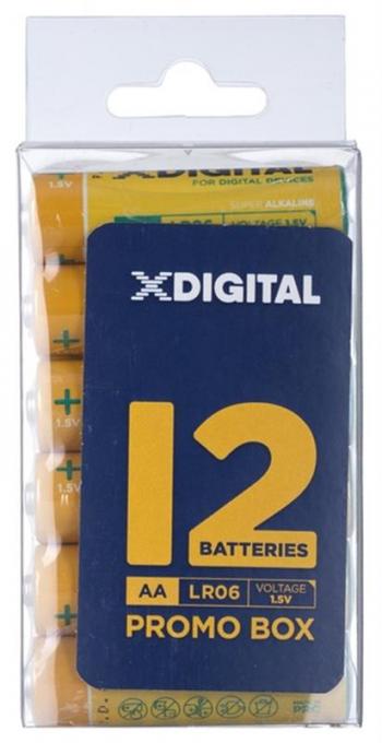 Батарейка X-Digital AA/LR06 Box 12 шт LR06 1x12 pcs