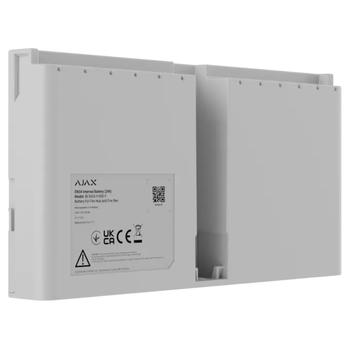Ajax EN54 Internal Battery (24h) white для Fire Hub і Fire Rex