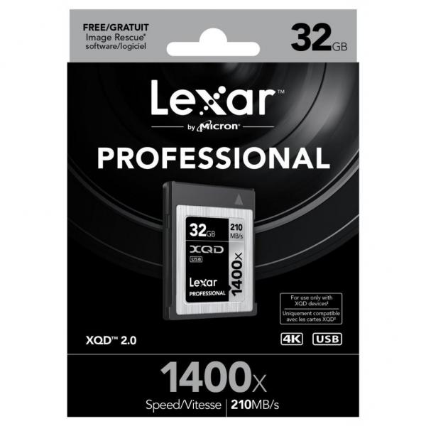 Карта памяти Lexar 32GB XQD 1400X Professional LXQD32GCRBEU1400