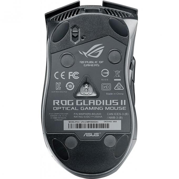 Мышка ASUS ROG Gladius II USB Black 90MP00R0-B0UA00