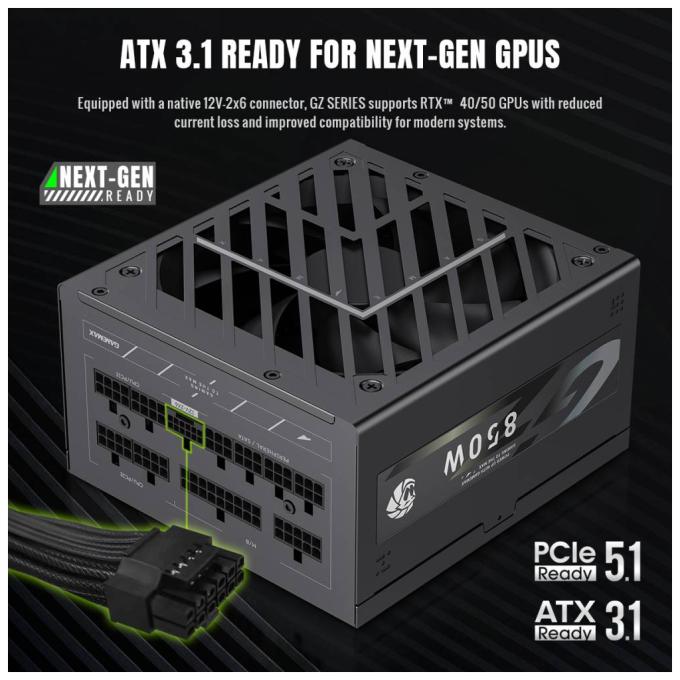 GAMEMAX GZ 850G BK