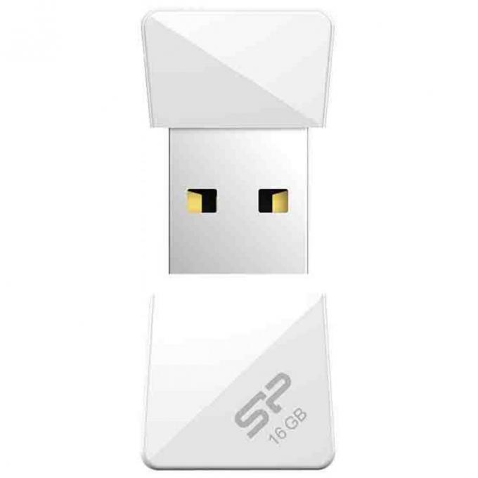 USB флеш накопитель Silicon Power 16Gb Touch T08 White USB 2.0 SP016GBUF2T08V1W