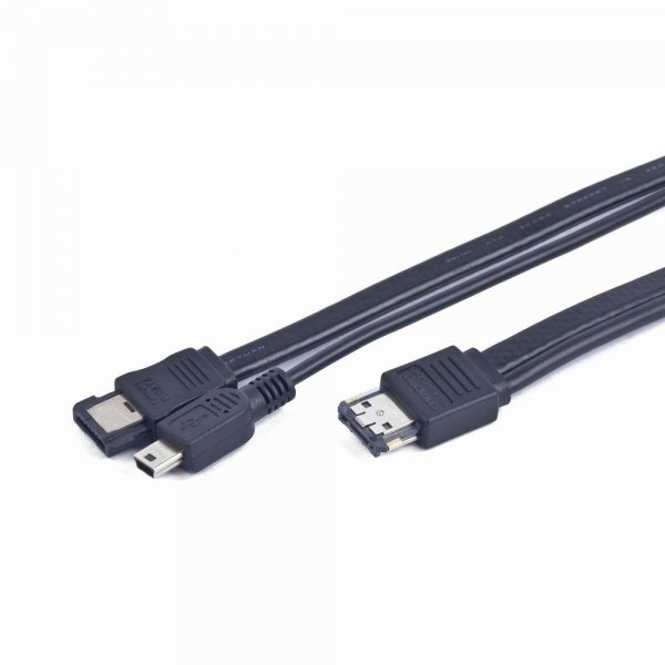 Кабель передачи данных eSATAp - eSATA/Mini USB, 100 см Cablexpert CC-ESATAP-ESATA-USB5P-1M