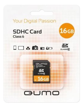 Qumo SDHC 16GB Class 6 QM16GSDHC6