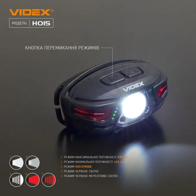 VIDEX VLF-H015 330Lm 5000K