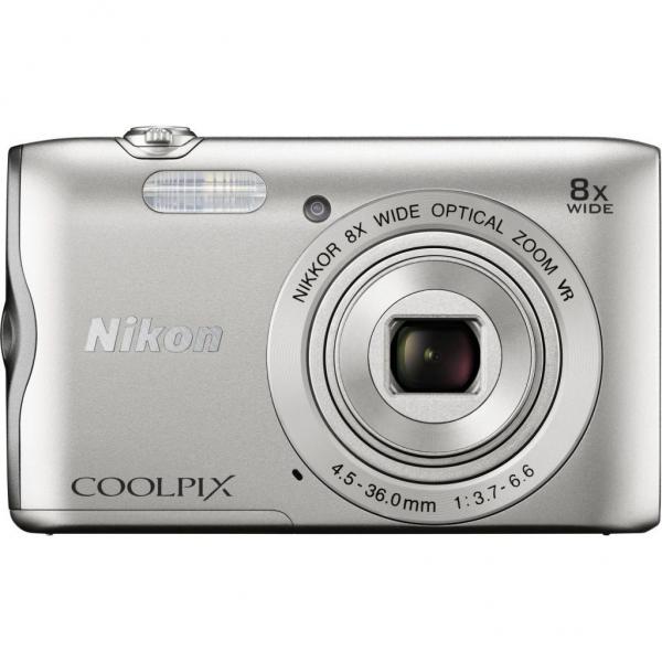 Цифровой фотоаппарат Nikon Coolpix A300 Silver VNA960E1