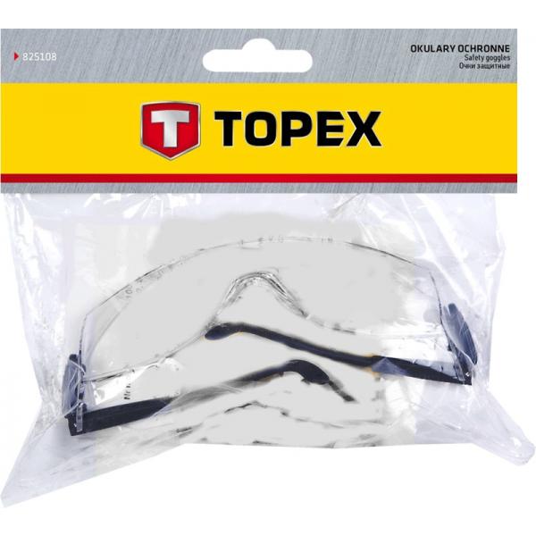 Окуляри захисні TOPEX 82S110 білі, регульовані дужки