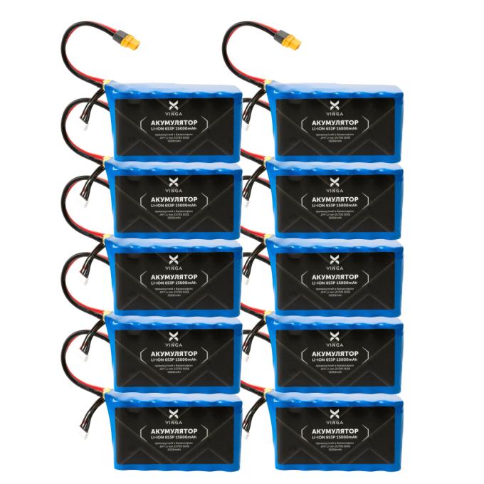 Vinga V6S3P-10PCS-15000MAH