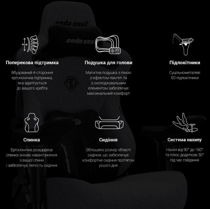 Anda Seat AD12YDC-XL-01-G-PV/F-G02