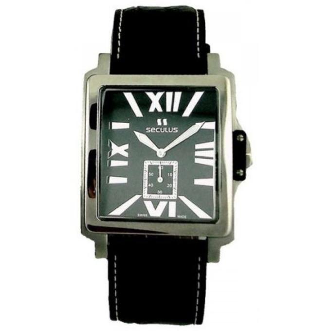 Seculus 4492.1.1069 black-n, ss, black leather