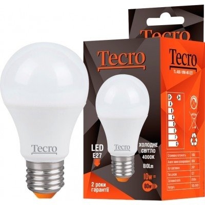 Tecro TL-A60-10W-4K-E27