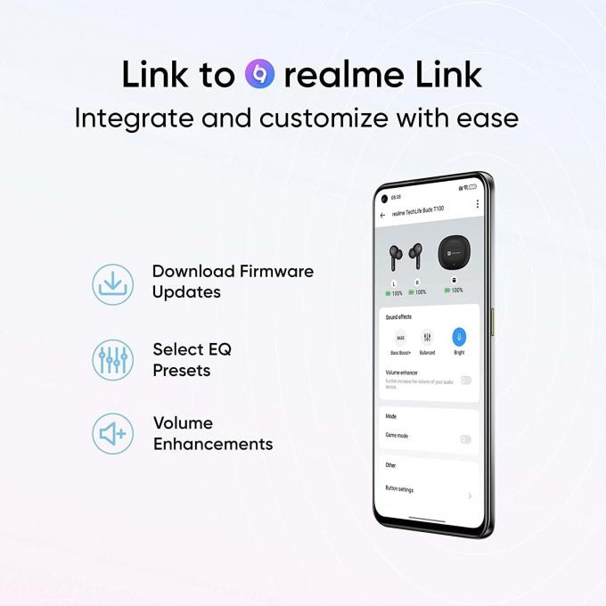 Realme Realme TechLife Buds T100 White