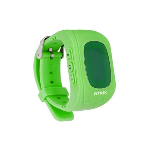 Умные часы Atrix iQ300 GPS Green; 0,96" (320 x 240) OLED / MediaTek MTK6261 / 128 МБ оперативной памяти / 32 МБ встроенной / Bluetooth 4.0 / ОС Другое / WR20 / 400 мАч / 54 х 34 х 12 мм, 40 г / зеленый 308884