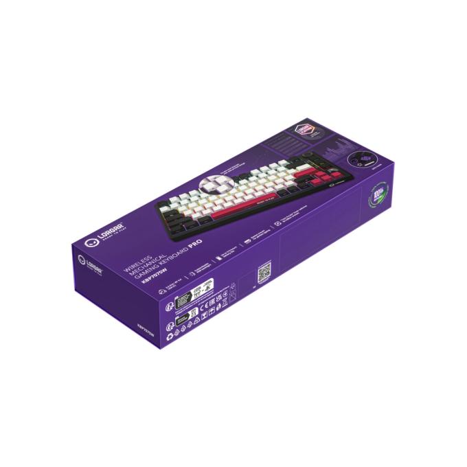 LORGAR LRG-KBP7075W-BK-US