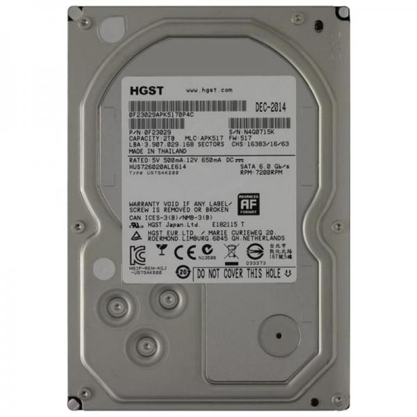 Жесткий диск Hitachi HGST 0F23029 HUS726020ALE614