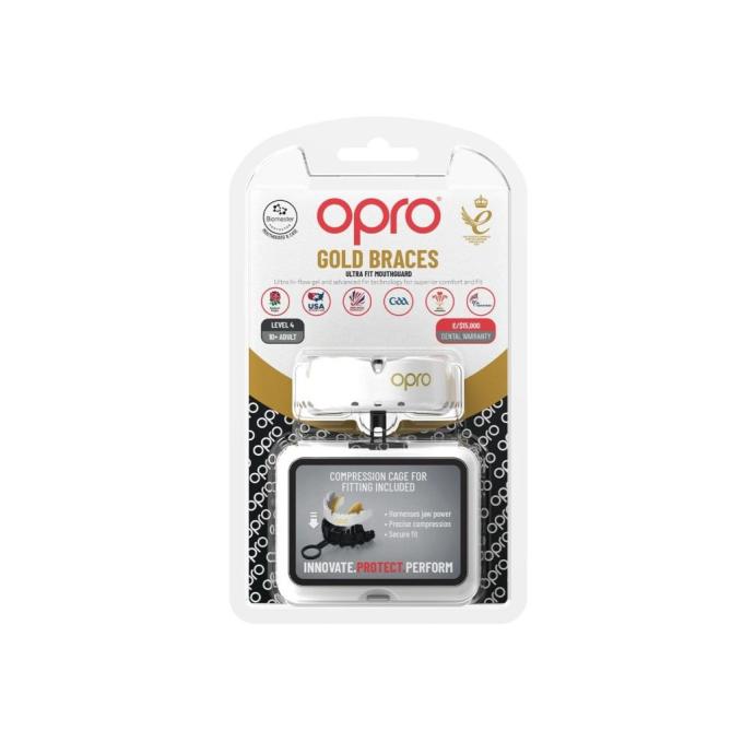 Opro Gold_Braces_Wh/Gold