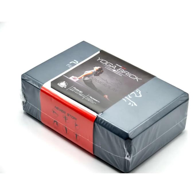 PowerPlay PP_4006_Grey_Yoga_Brick