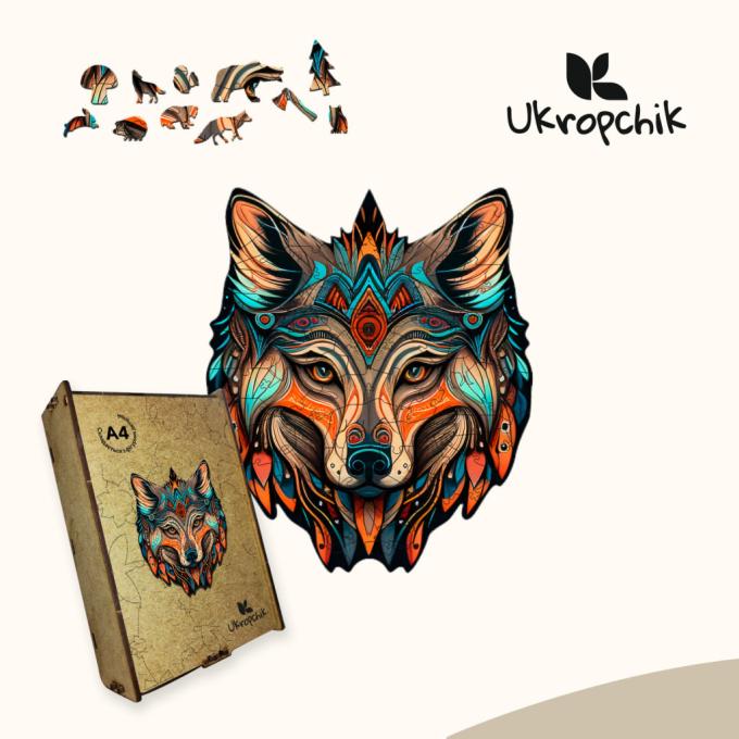 UKROPCHIK Tribal Wolf A4