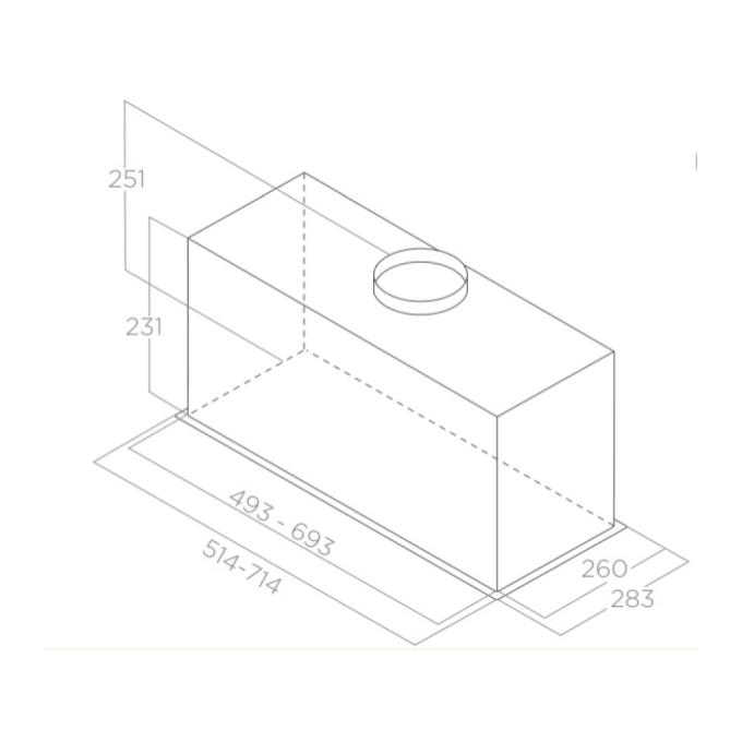 ELICA CT23 BL MAT/A/72