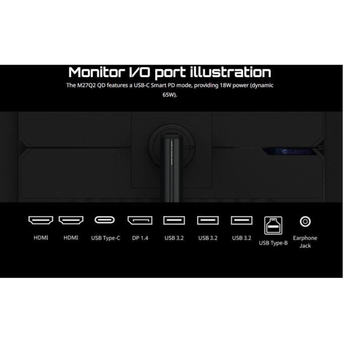 GIGABYTE M27Q2 QD Gaming Monitor