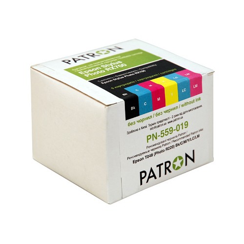 Комплект перезаправляемых картриджей PATRON Epson T50/ R270/290/ RX590/610 PN-082-N032