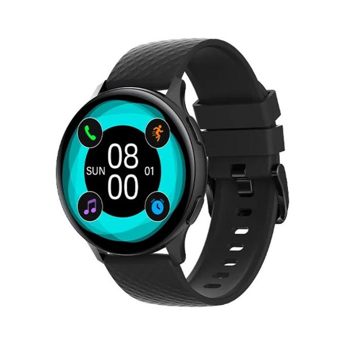 iMiki KW66pro Black Silicone Strap