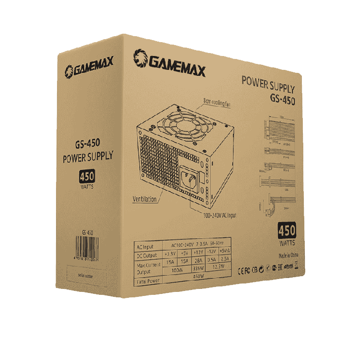 GAMEMAX GS-450 80+