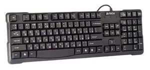 Клавиатура A4Tech KB-750 Black PS/2