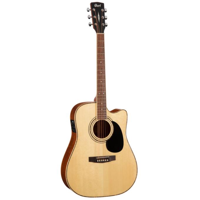 Cort AD880CE Left Handed Natural Satin