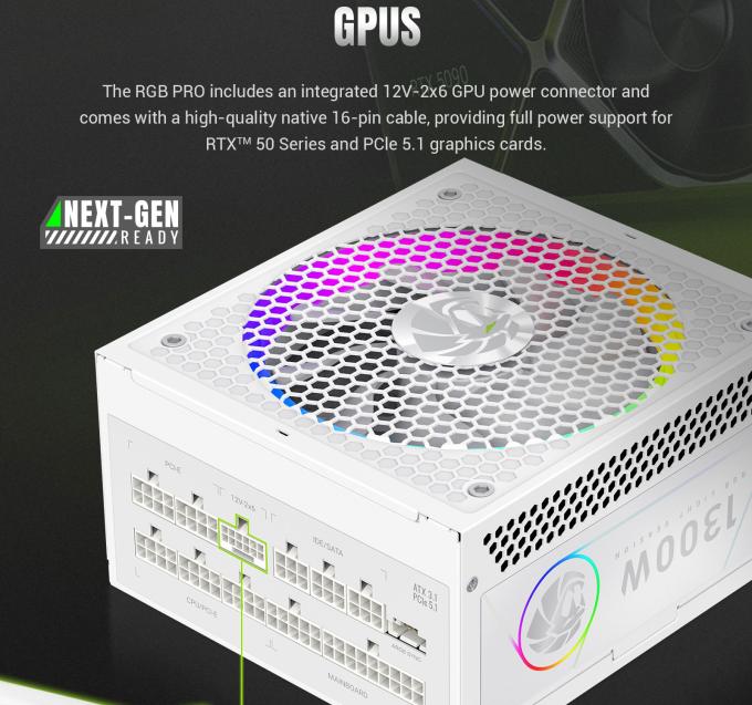 GAMEMAX RGB PRO 1300P WH