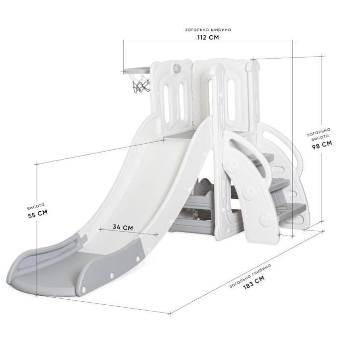 Mealux KD-B011 White/Grey
