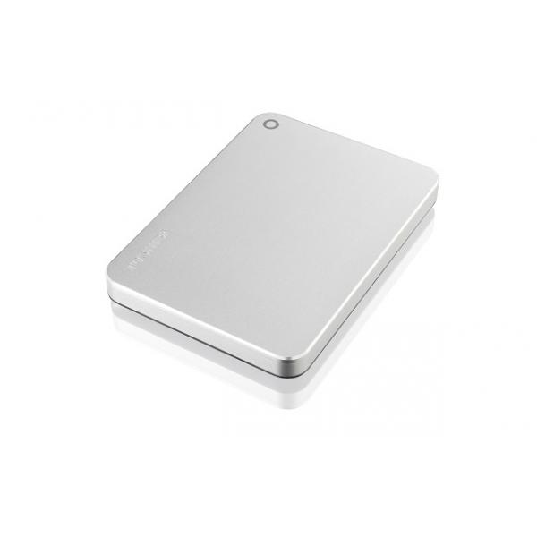 Накопитель внешний HDD 2.5" USB 1.0TB TOSHIBA Canvio Premium Mac Silver HDTW110ECMAA