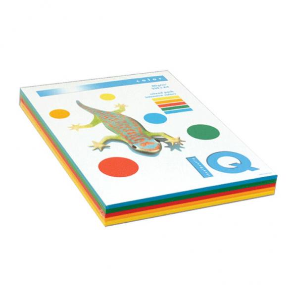 Бумага Mondi A4 IQ color, intensive SET 5х50 sheets A4.80.IQ.RB02.250