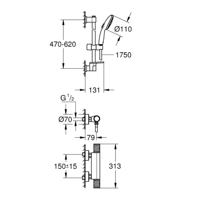 Grohe QuickFix 34791001