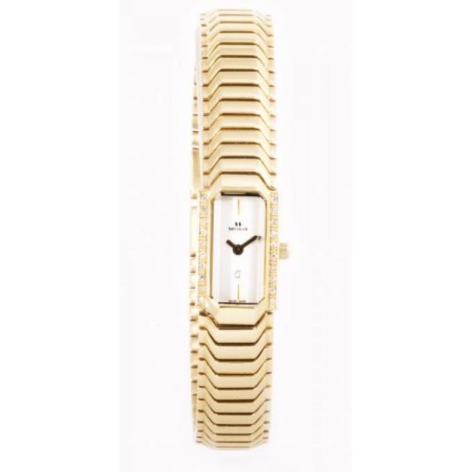 Seculus 1634.2.732 pvd w/stones case, wht dial, pvd br-t