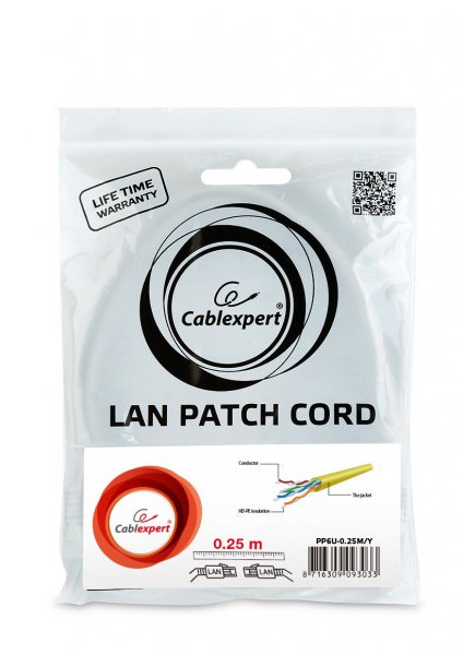 Cablexpert PP6U-0.25M/Y