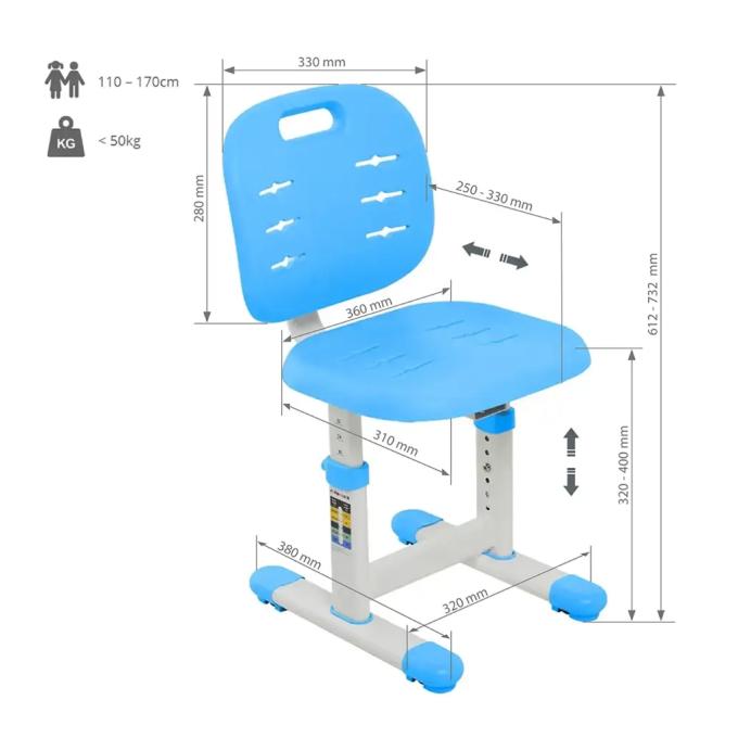 FunDesk SST2 Blue-S