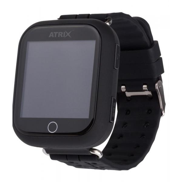 Умные часы Atrix iQ100 Touch GPS Black; 1.54" (240x240) TFT сенсорный / MediaTek MTK2503D / 128 МБ оперативной памяти / 64 МБ встроенной / Bluetooth 3.0 / 3G, GPS / IP66 / 600 мАч / 47 х 40 х 15 мм, 45 г / черный 308332