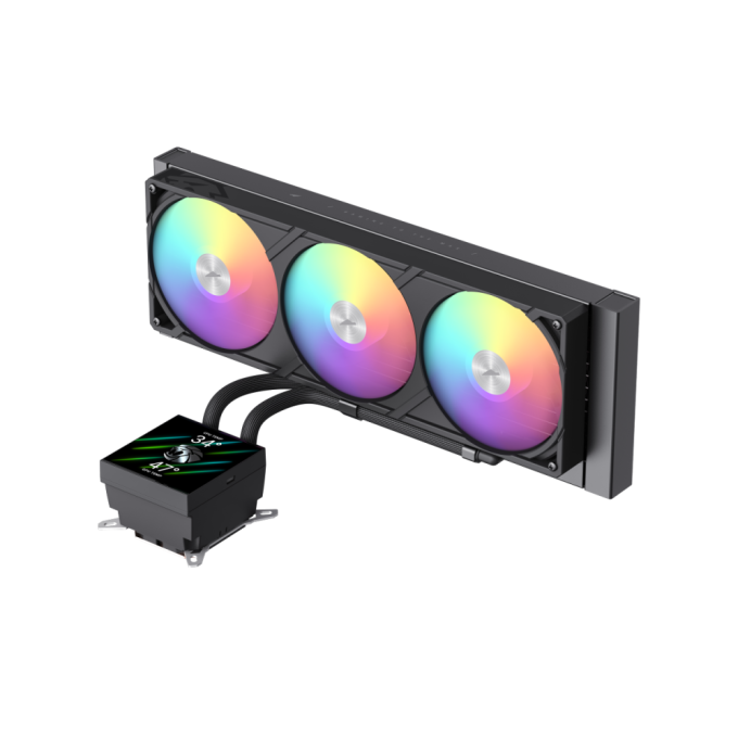 GAMEMAX GLACIER 360 LCD BK