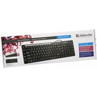 Клавиатура Defender OfficeMate MM-810 45810 Black USB